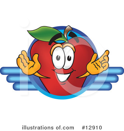 Apple Character Clipart #12910 by Toons4Biz
