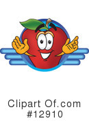 Apple Character Clipart #12910 by Mascot Junction