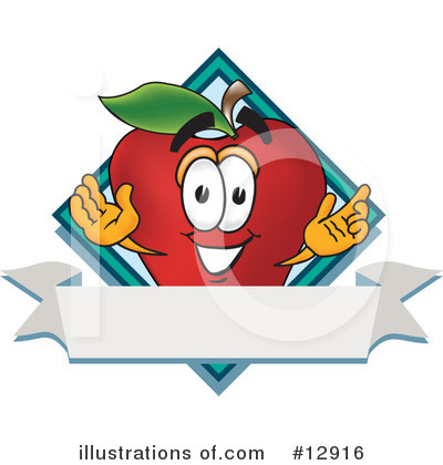Apple Character Clipart #12916 by Toons4Biz