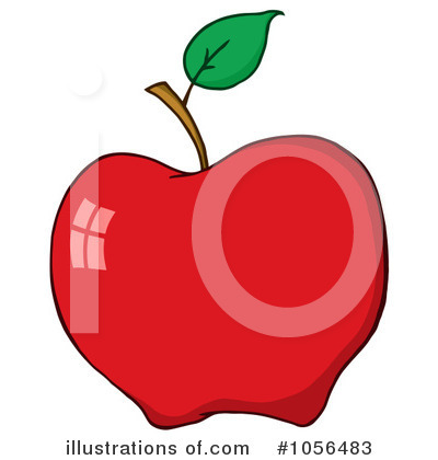 Royalty-Free (RF) Apple Clipart Illustration by Hit Toon - Stock Sample #1056483