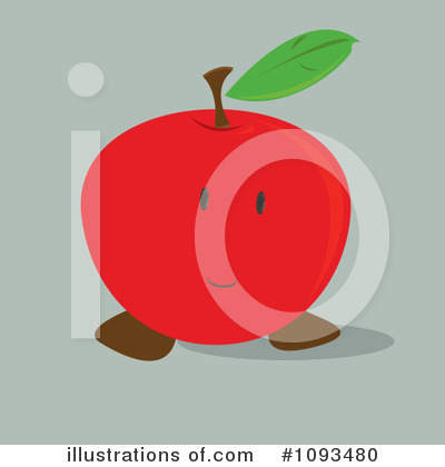 Royalty-Free (RF) Apple Clipart Illustration by Randomway - Stock Sample #1093480