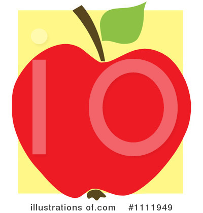 Royalty-Free (RF) Apple Clipart Illustration by Hit Toon - Stock Sample #1111949