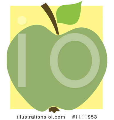 Royalty-Free (RF) Apple Clipart Illustration by Hit Toon - Stock Sample #1111953