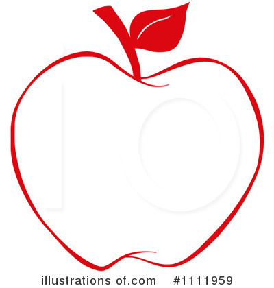 Royalty-Free (RF) Apple Clipart Illustration by Hit Toon - Stock Sample #1111959