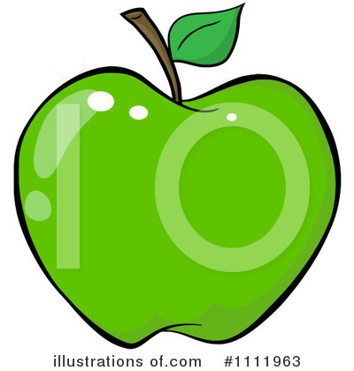 Royalty-Free (RF) Apple Clipart Illustration by Hit Toon - Stock Sample #1111963