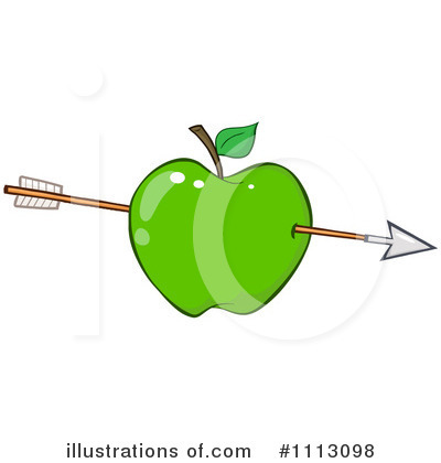 Royalty-Free (RF) Apple Clipart Illustration by Hit Toon - Stock Sample #1113098