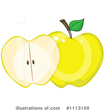 Royalty-Free (RF) Apple Clipart Illustration by Hit Toon - Stock Sample #1113100