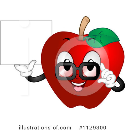 Royalty-Free (RF) Apple Clipart Illustration by BNP Design Studio - Stock Sample #1129300