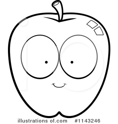 Royalty-Free (RF) Apple Clipart Illustration by Cory Thoman - Stock Sample #1143246