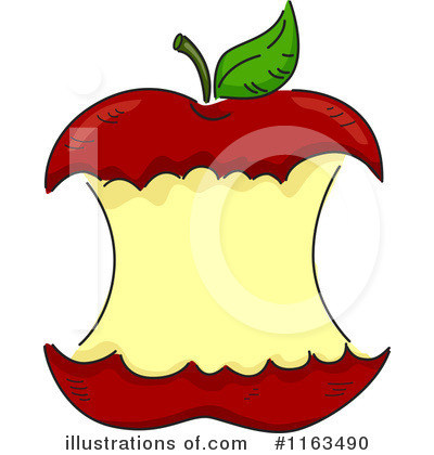 Royalty-Free (RF) Apple Clipart Illustration by BNP Design Studio - Stock Sample #1163490