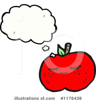 Royalty-Free (RF) Apple Clipart Illustration by lineartestpilot - Stock Sample #1176438