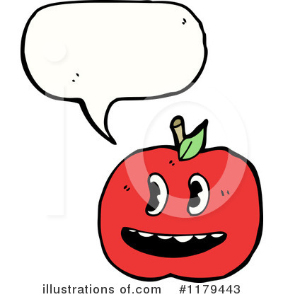 Royalty-Free (RF) Apple Clipart Illustration by lineartestpilot - Stock Sample #1179443