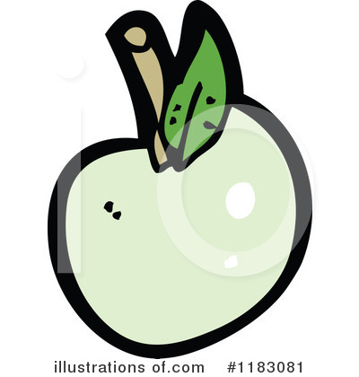 Royalty-Free (RF) Apple Clipart Illustration by lineartestpilot - Stock Sample #1183081