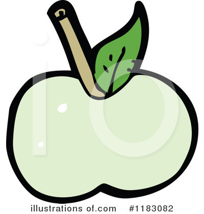 Royalty-Free (RF) Apple Clipart Illustration by lineartestpilot - Stock Sample #1183082