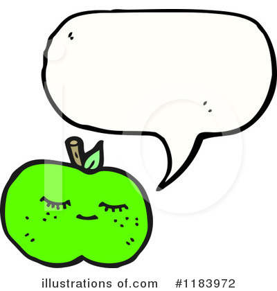 Royalty-Free (RF) Apple Clipart Illustration by lineartestpilot - Stock Sample #1183972