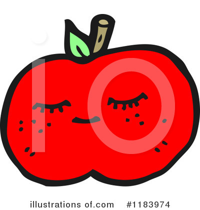 Red Apple Clipart #1183974 by lineartestpilot