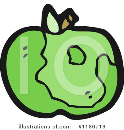 Royalty-Free (RF) Apple Clipart Illustration by lineartestpilot - Stock Sample #1186716