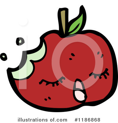 Royalty-Free (RF) Apple Clipart Illustration by lineartestpilot - Stock Sample #1186868