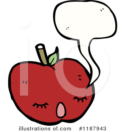 Royalty-Free (RF) Apple Clipart Illustration by lineartestpilot - Stock Sample #1187943