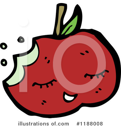 Royalty-Free (RF) Apple Clipart Illustration by lineartestpilot - Stock Sample #1188008