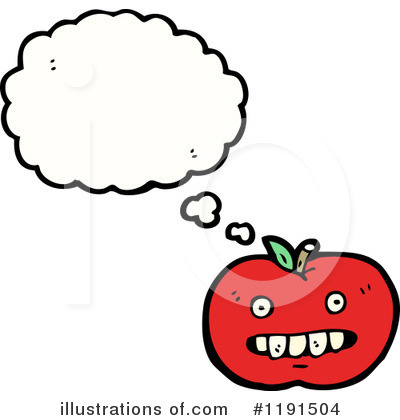 Royalty-Free (RF) Apple Clipart Illustration by lineartestpilot - Stock Sample #1191504
