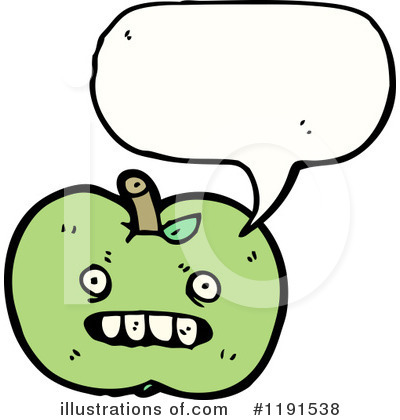 Royalty-Free (RF) Apple Clipart Illustration by lineartestpilot - Stock Sample #1191538