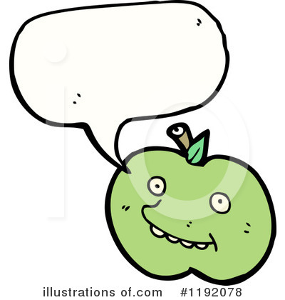 Royalty-Free (RF) Apple Clipart Illustration by lineartestpilot - Stock Sample #1192078