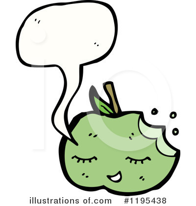 Royalty-Free (RF) Apple Clipart Illustration by lineartestpilot - Stock Sample #1195438