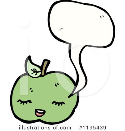 Royalty-Free (RF) Apple Clipart Illustration by lineartestpilot - Stock Sample #1195439