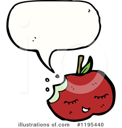 Royalty-Free (RF) Apple Clipart Illustration by lineartestpilot - Stock Sample #1195440
