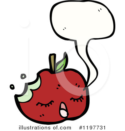 Royalty-Free (RF) Apple Clipart Illustration by lineartestpilot - Stock Sample #1197731