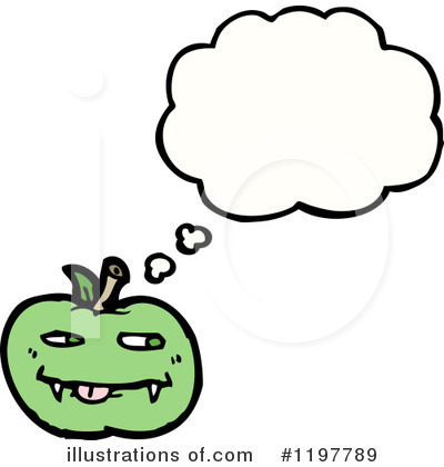 Royalty-Free (RF) Apple Clipart Illustration by lineartestpilot - Stock Sample #1197789