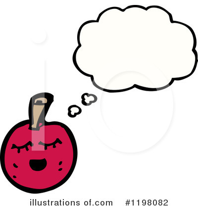 Royalty-Free (RF) Apple Clipart Illustration by lineartestpilot - Stock Sample #1198082