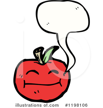 Royalty-Free (RF) Apple Clipart Illustration by lineartestpilot - Stock Sample #1198106