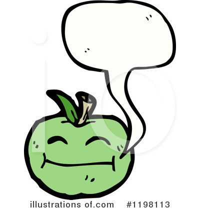 Royalty-Free (RF) Apple Clipart Illustration by lineartestpilot - Stock Sample #1198113