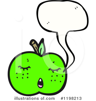 Royalty-Free (RF) Apple Clipart Illustration by lineartestpilot - Stock Sample #1198213