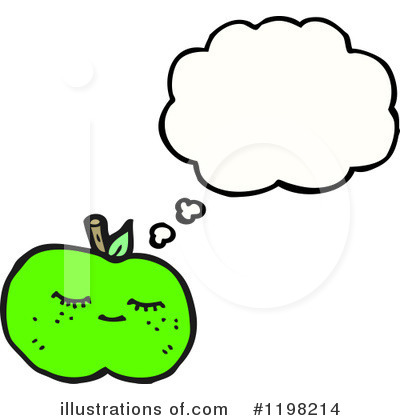 Royalty-Free (RF) Apple Clipart Illustration by lineartestpilot - Stock Sample #1198214