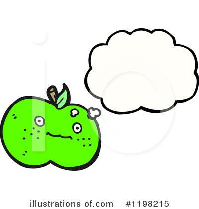 Royalty-Free (RF) Apple Clipart Illustration by lineartestpilot - Stock Sample #1198215