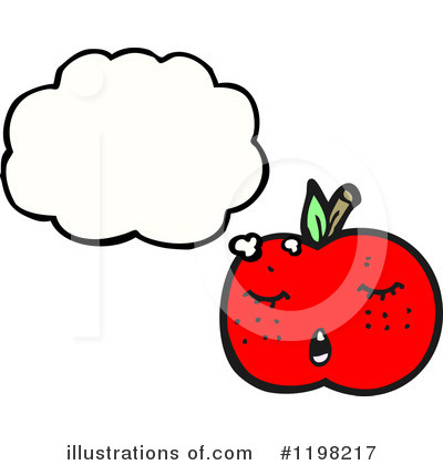 Royalty-Free (RF) Apple Clipart Illustration by lineartestpilot - Stock Sample #1198217