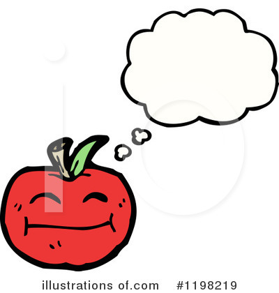 Royalty-Free (RF) Apple Clipart Illustration by lineartestpilot - Stock Sample #1198219