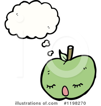 Royalty-Free (RF) Apple Clipart Illustration by lineartestpilot - Stock Sample #1198270