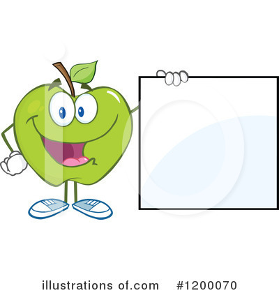 Royalty-Free (RF) Apple Clipart Illustration by Hit Toon - Stock Sample #1200070