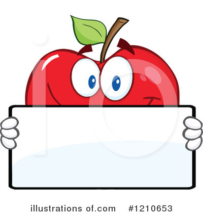 Royalty-Free (RF) Apple Clipart Illustration by Hit Toon - Stock Sample #1210653