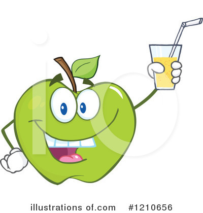 Green Apple Clipart #1210656 by Hit Toon