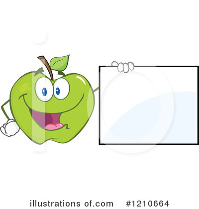 Royalty-Free (RF) Apple Clipart Illustration by Hit Toon - Stock Sample #1210664