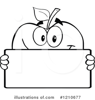 Royalty-Free (RF) Apple Clipart Illustration by Hit Toon - Stock Sample #1210677
