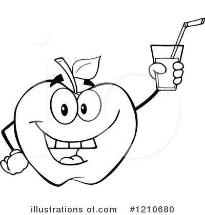 Royalty-Free (RF) Apple Clipart Illustration by Hit Toon - Stock Sample #1210680