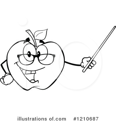 Royalty-Free (RF) Apple Clipart Illustration by Hit Toon - Stock Sample #1210687