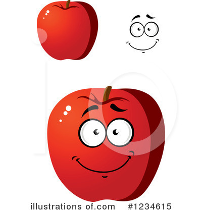 Royalty-Free (RF) Apple Clipart Illustration by Vector Tradition SM - Stock Sample #1234615