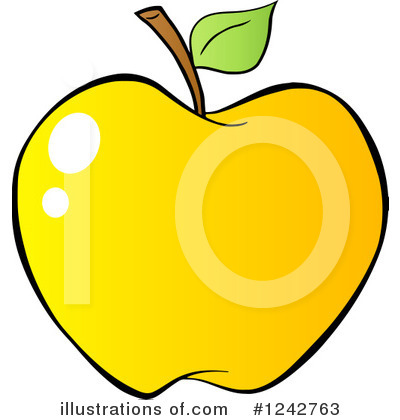 Royalty-Free (RF) Apple Clipart Illustration by Hit Toon - Stock Sample #1242763
